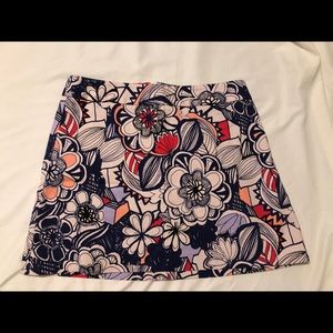Floral mini skirt